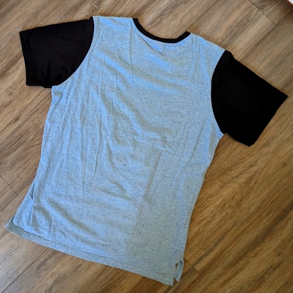 LRG Pocket Tee, Heather Light Blue/Navy, Medium - Picture 2 of 7